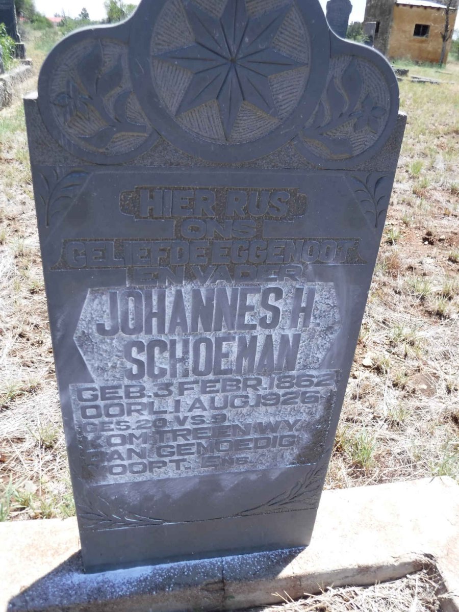 SCHOEMAN Johannes H. 1862-1926
