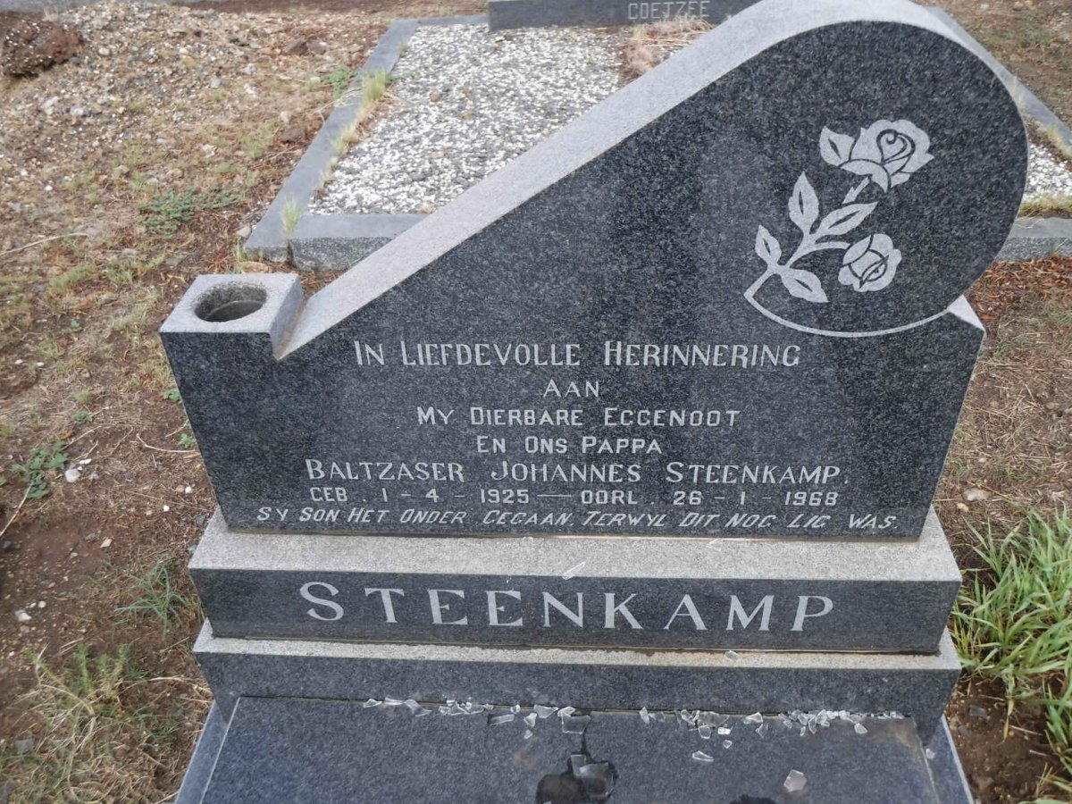 STEENKAMP Baltzaser Johannes 1925-1968