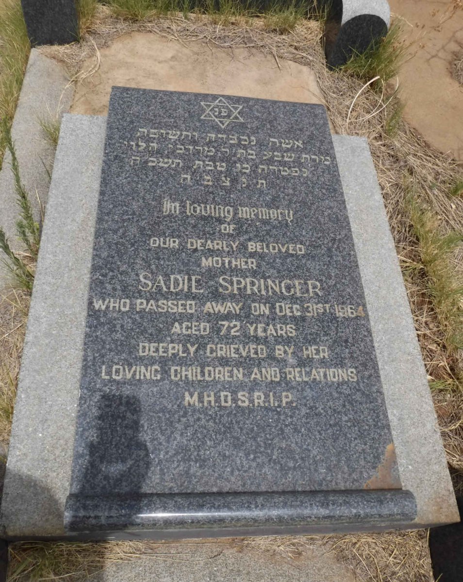 SPRINGER Sadie -1964