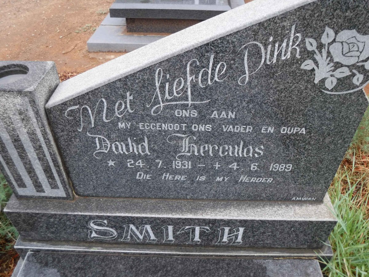 SMITH David Herculas 1931-1989