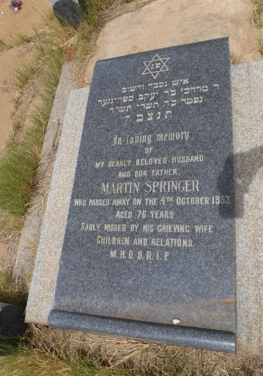 SPRINGER Martin -1953
