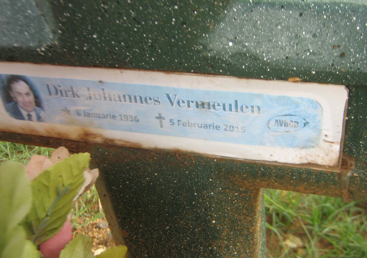 VERMEULEN Dirk Johannes 1936-2015
