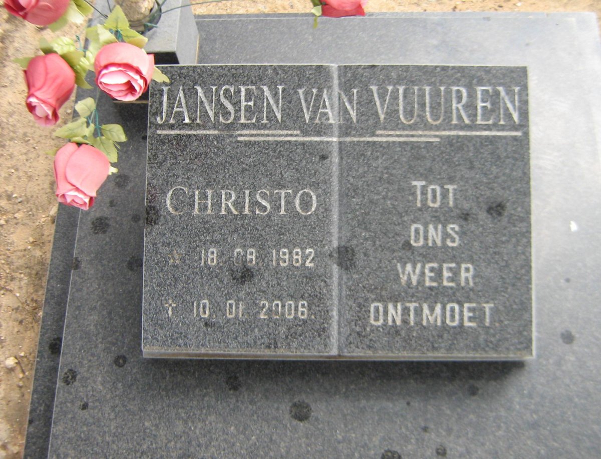 VUUREN Christo, Jansen van 1982-2006