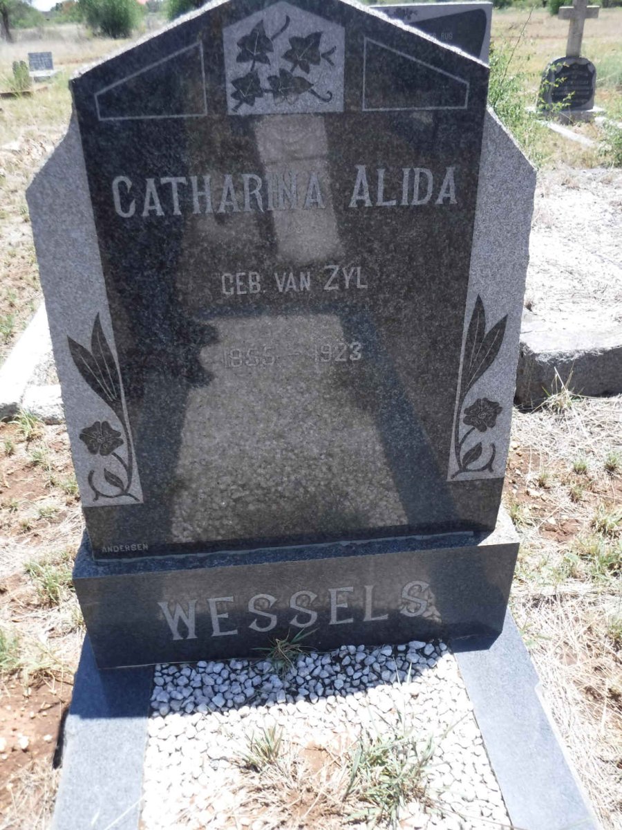 WESSELS Catharina Alida nee VAN ZYL 1855-1923