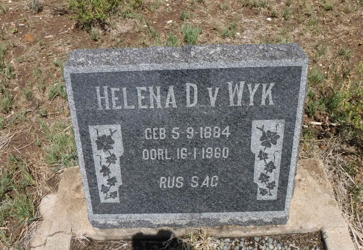 WYK Helena D., van 1884-1960