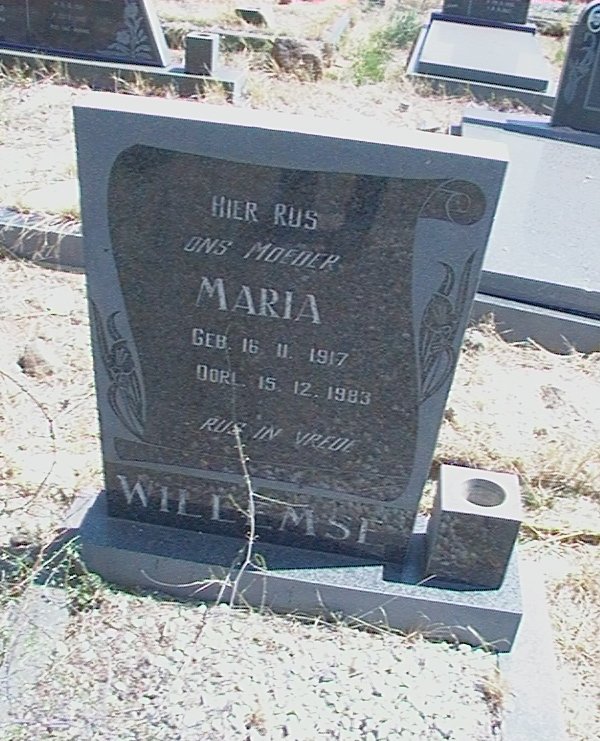WILLEMSE Maria 1917-1983