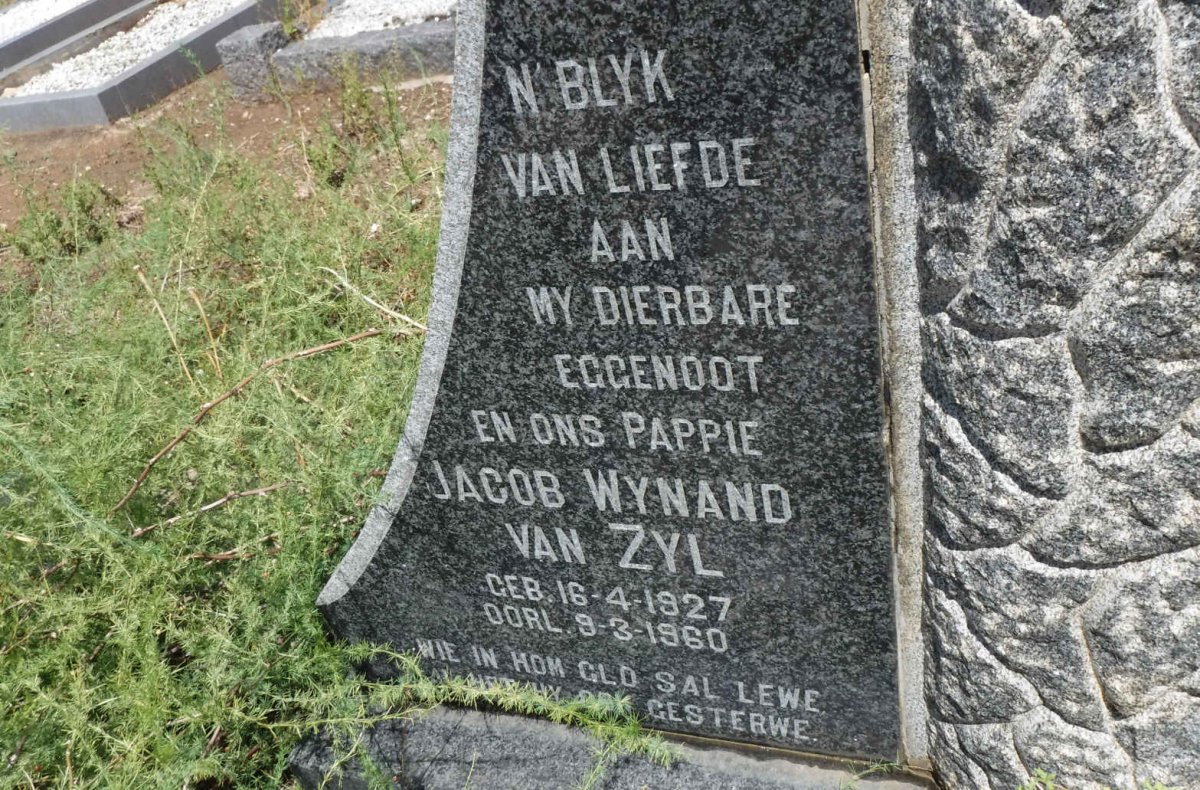 ZYL Jacob Wynand, van 1927-1960