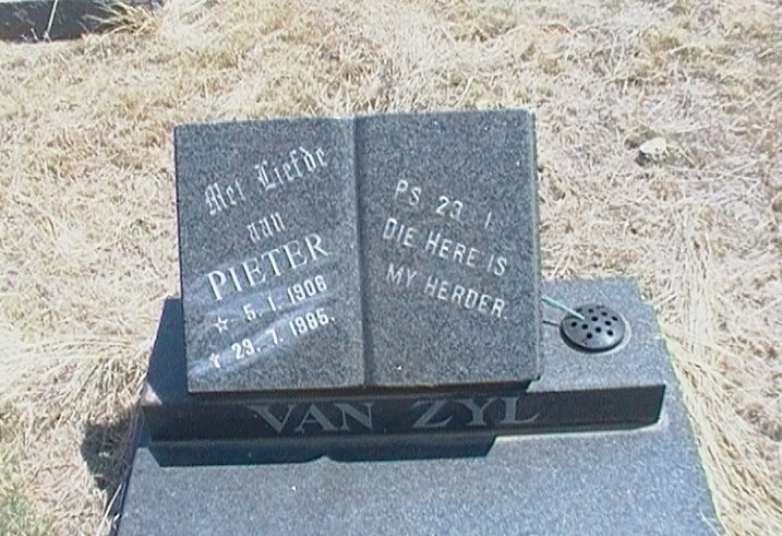 ZYL Pieter, van 190?-1985