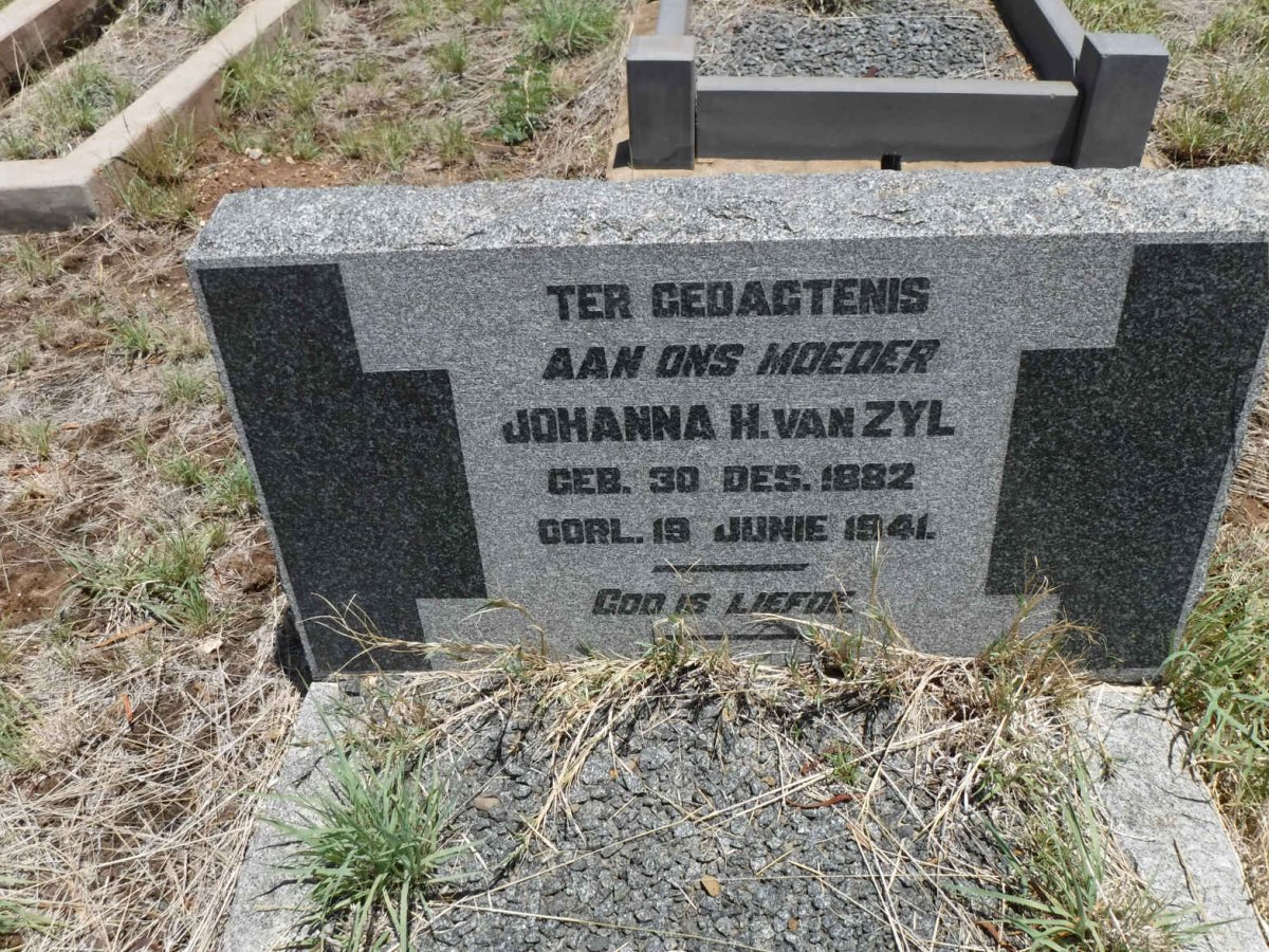 ZYL Johanna H., van 1882-1941