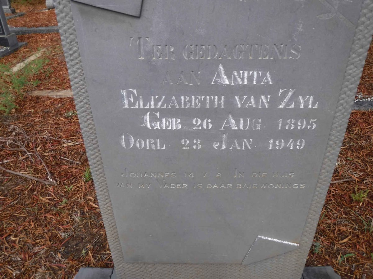 ZYL Anita Elizabeth, van 1895-1949