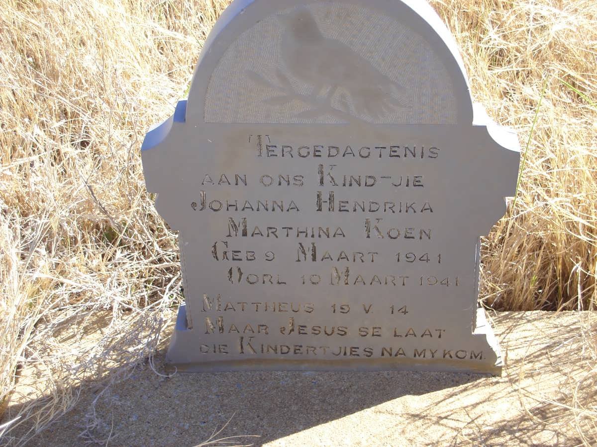 KOEN Johanna Hendrika Martina 1941-1941