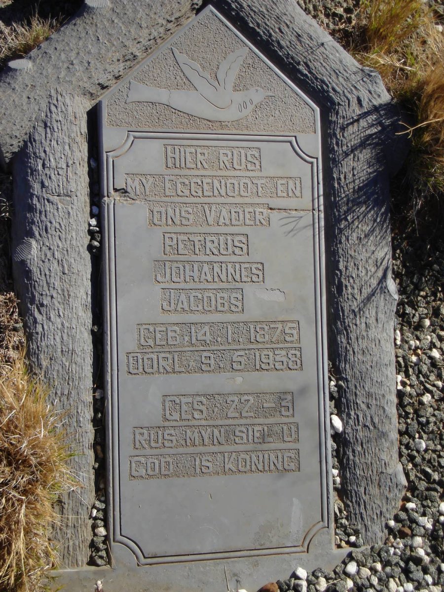 JACOBS Petrus Johannes 1875-1938