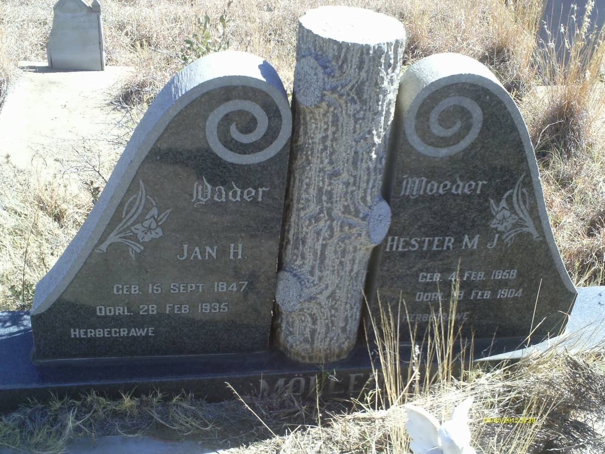 MOLLER Jan H. 1847-1935 &amp; Hester M.J. 1858-1904