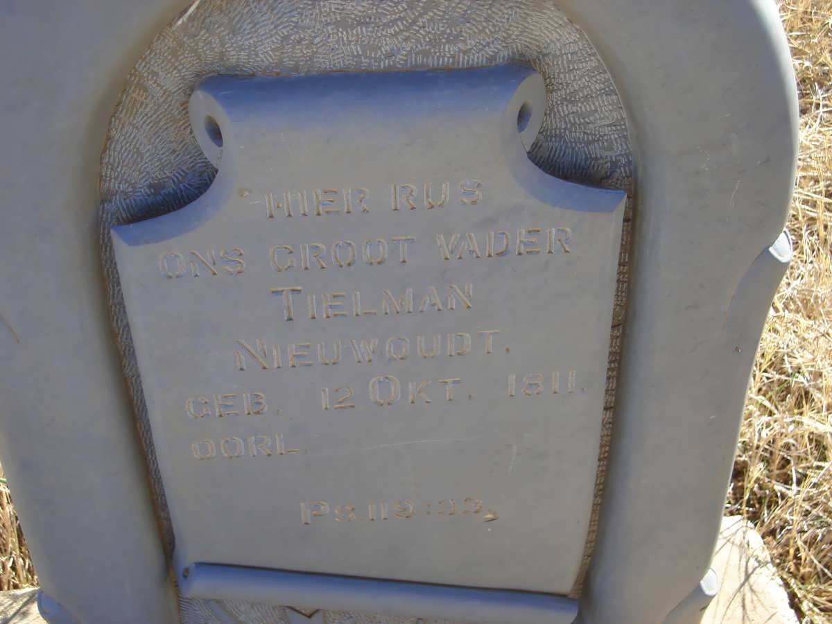 NIEUWOUDT Tielman 1811-