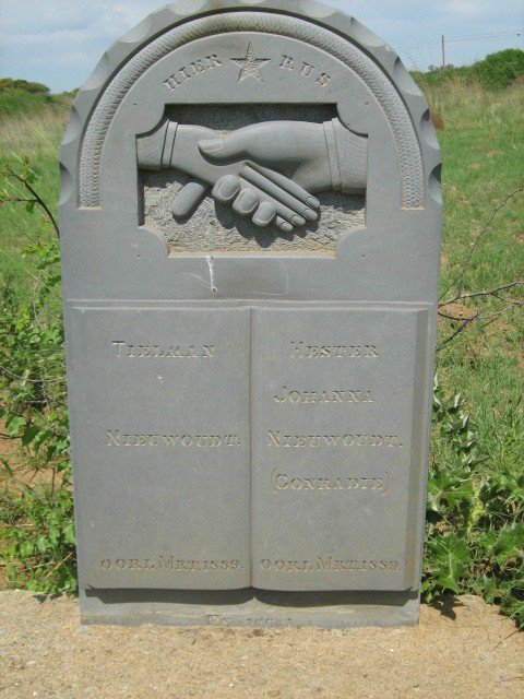 NIEUWOUDT Tielman -1889 &amp;  Hester Johanna CONRADIE -1889