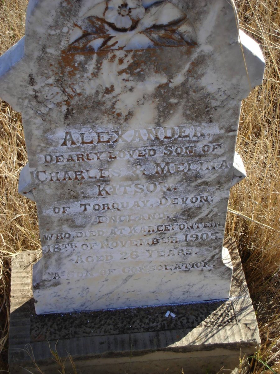KITSON Alexander 1879-1905