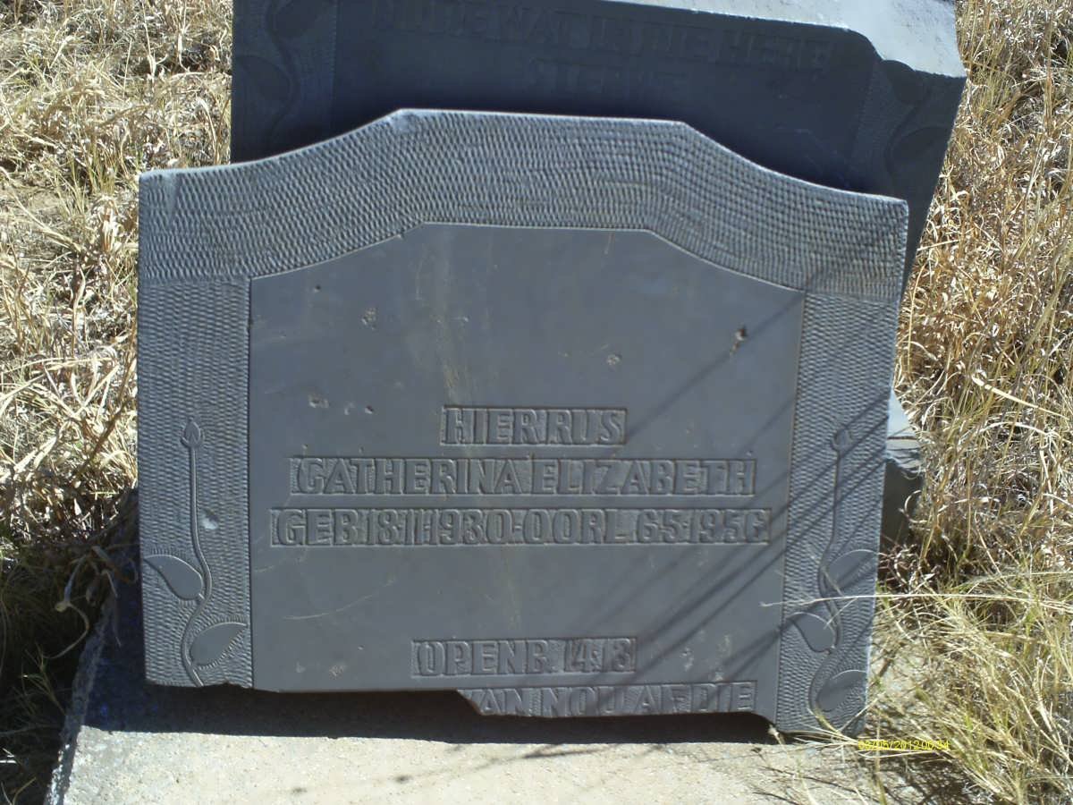 SCHUTZ Catherina Elizabeth 1930-1956
