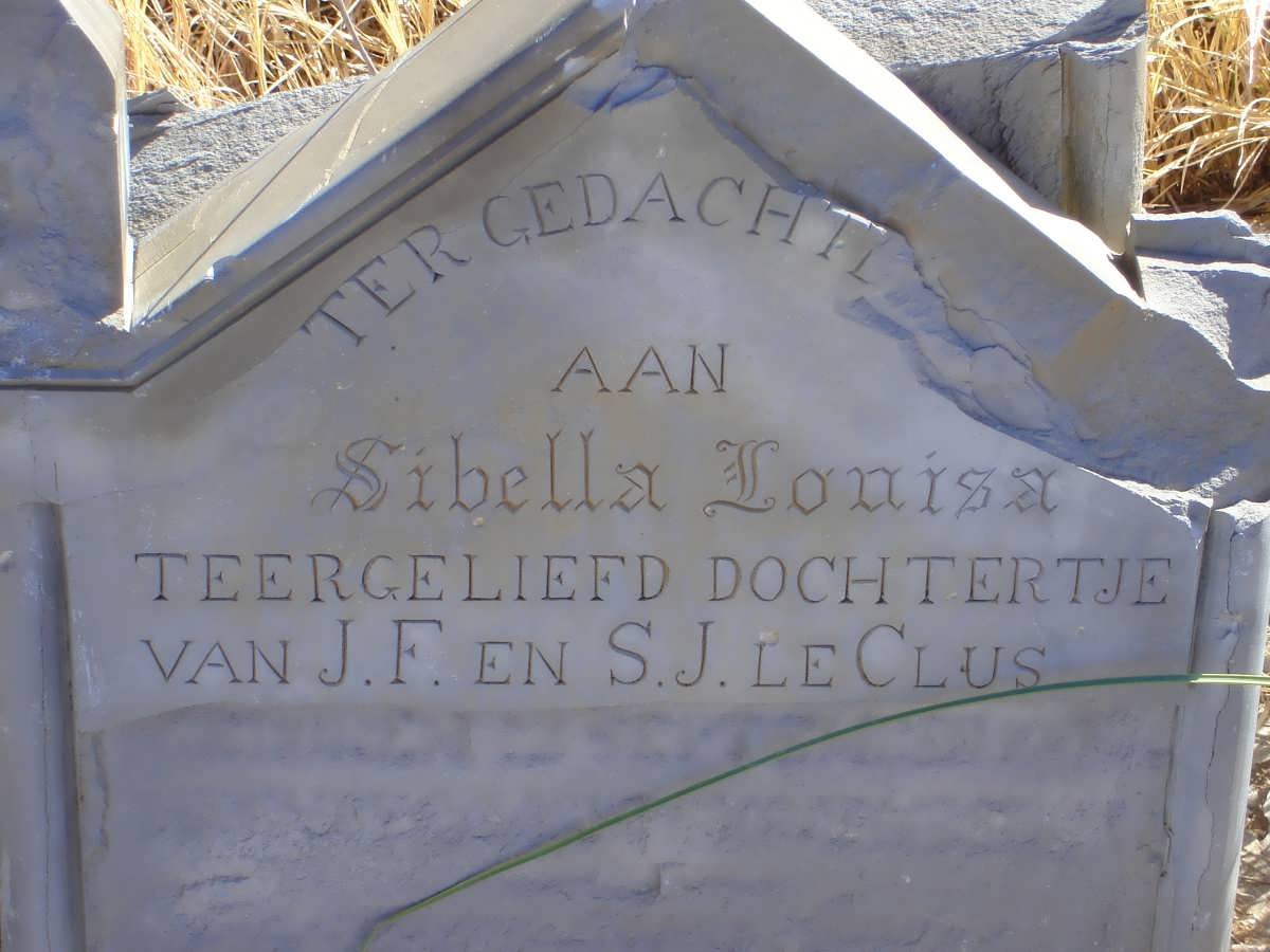 CLUS Sibella Louisa, le 1903-1904