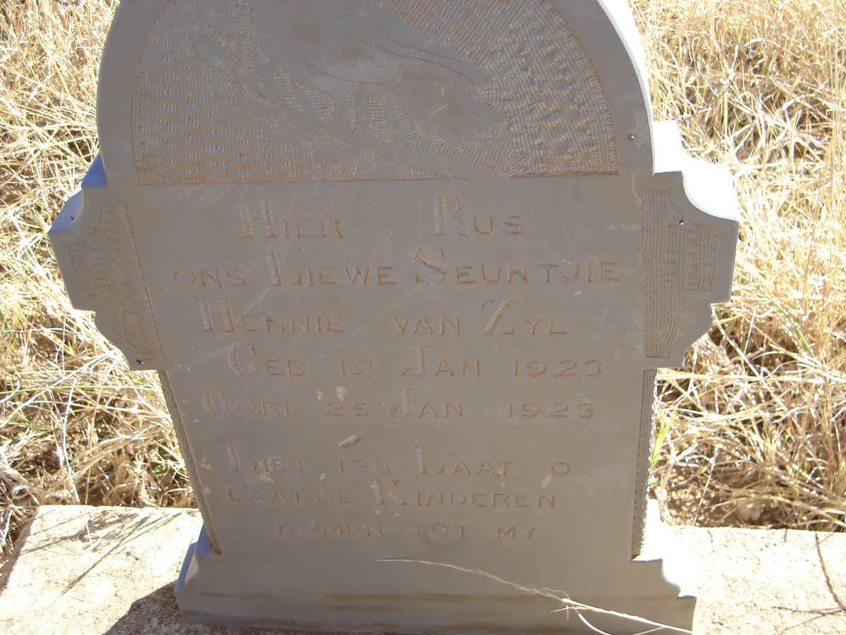 ZYL Hennie, van 1923-1923