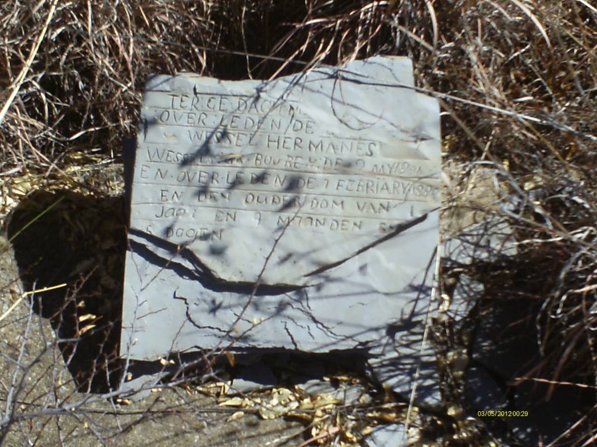 HERMANUS Wessel 1824-188?