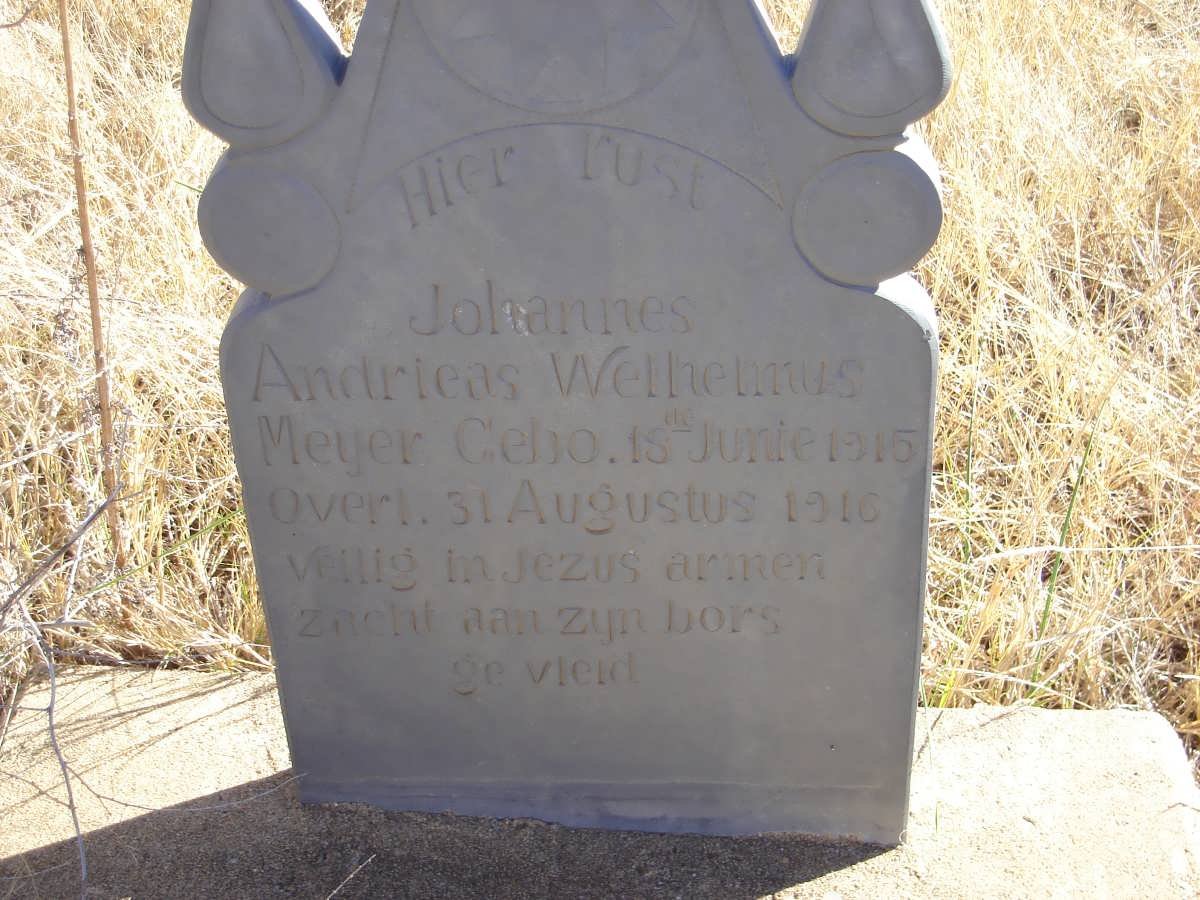 MEYER Johannes Andrieas Welhelmus 1915-1916