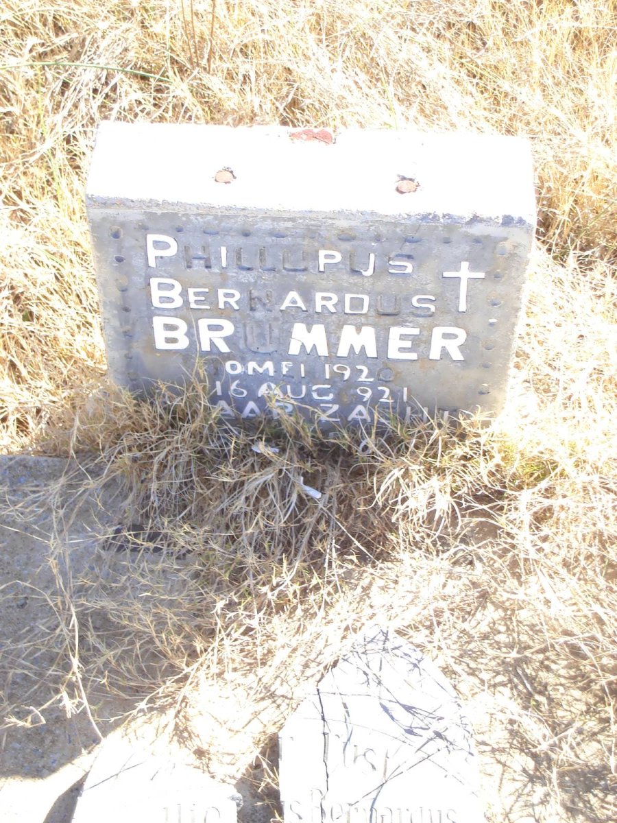 BRUMMER Phillipus Bernardus 1920-1921