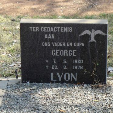 LYON George 1930-1976