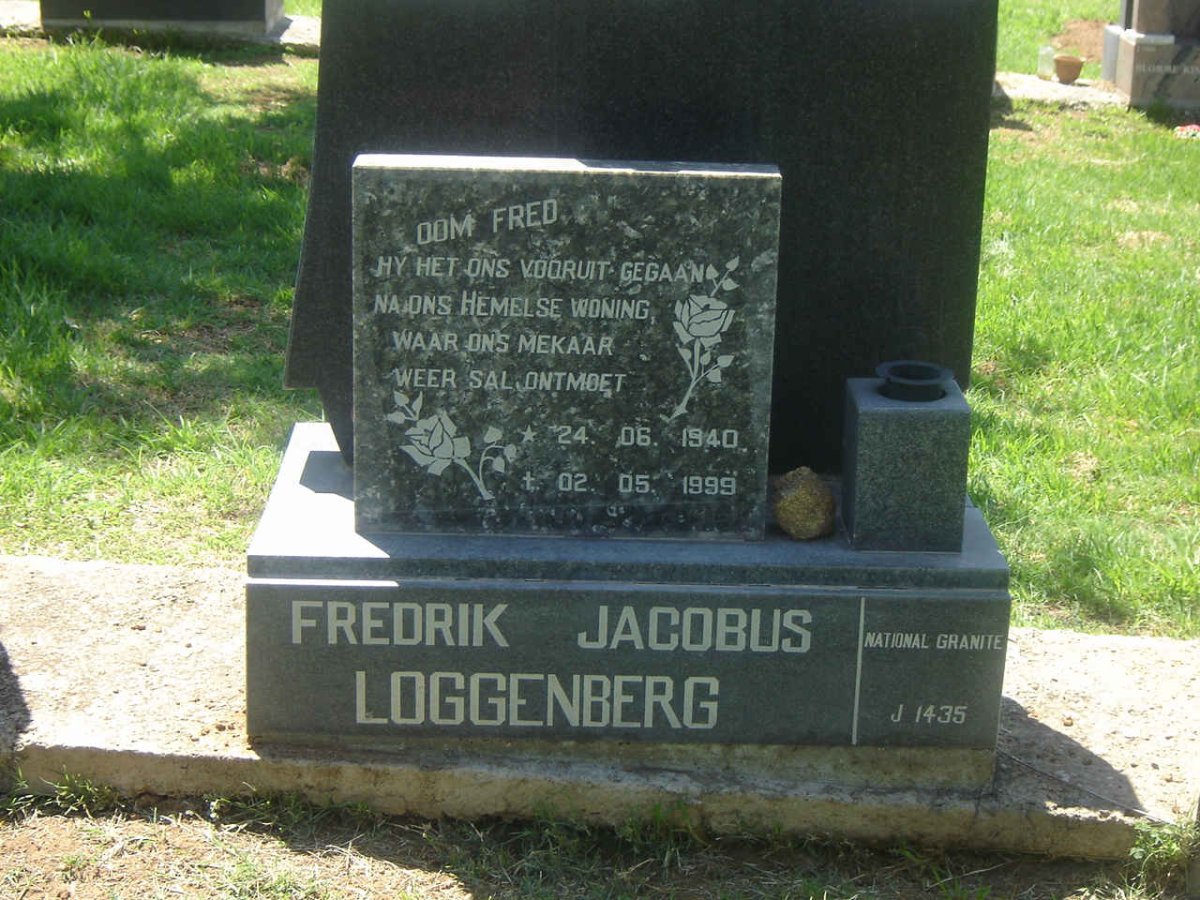 LOGGENBERG Frederik Jacobus 1940-1999