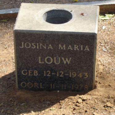 LOUW Josina Maria 1943-1978