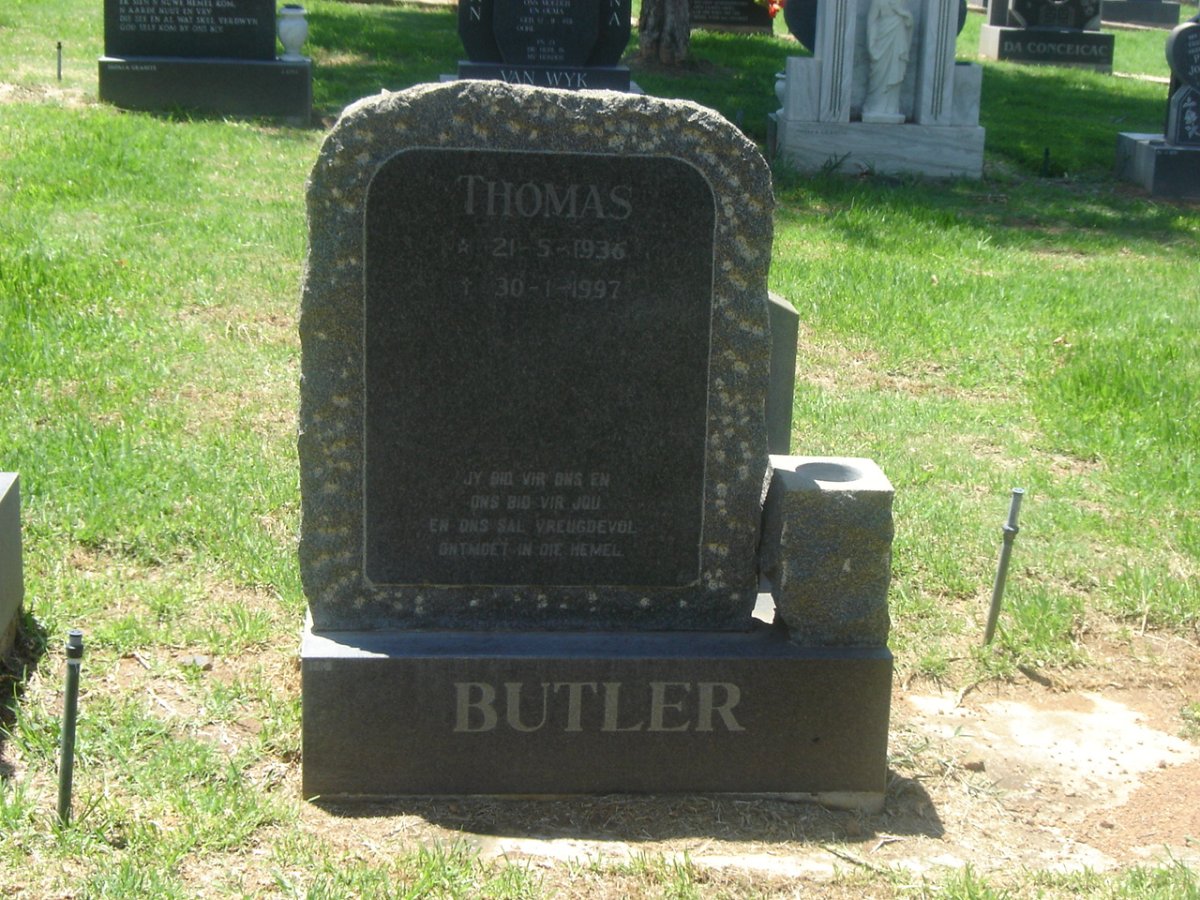 BUTLER Thomas 1936-1997