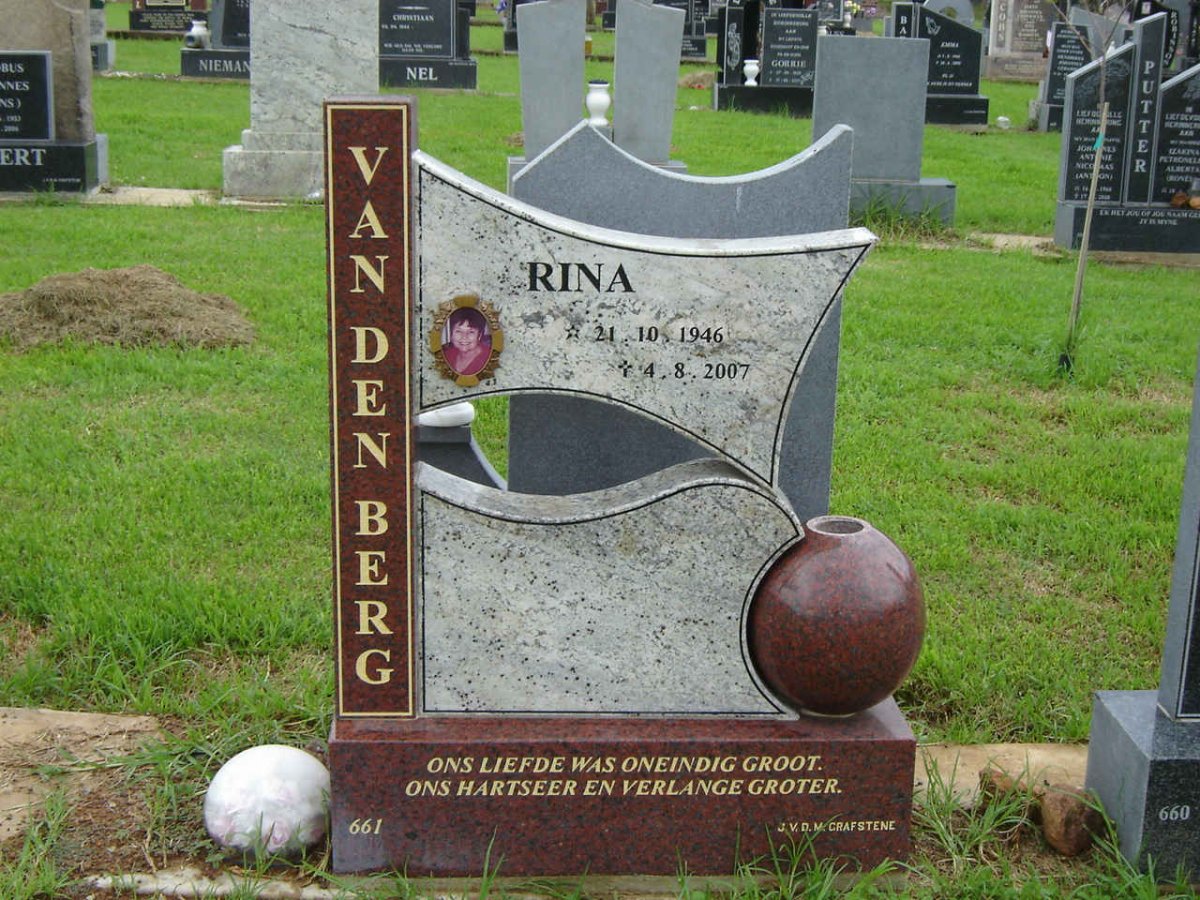 BERG Rina, van den 1946-2007
