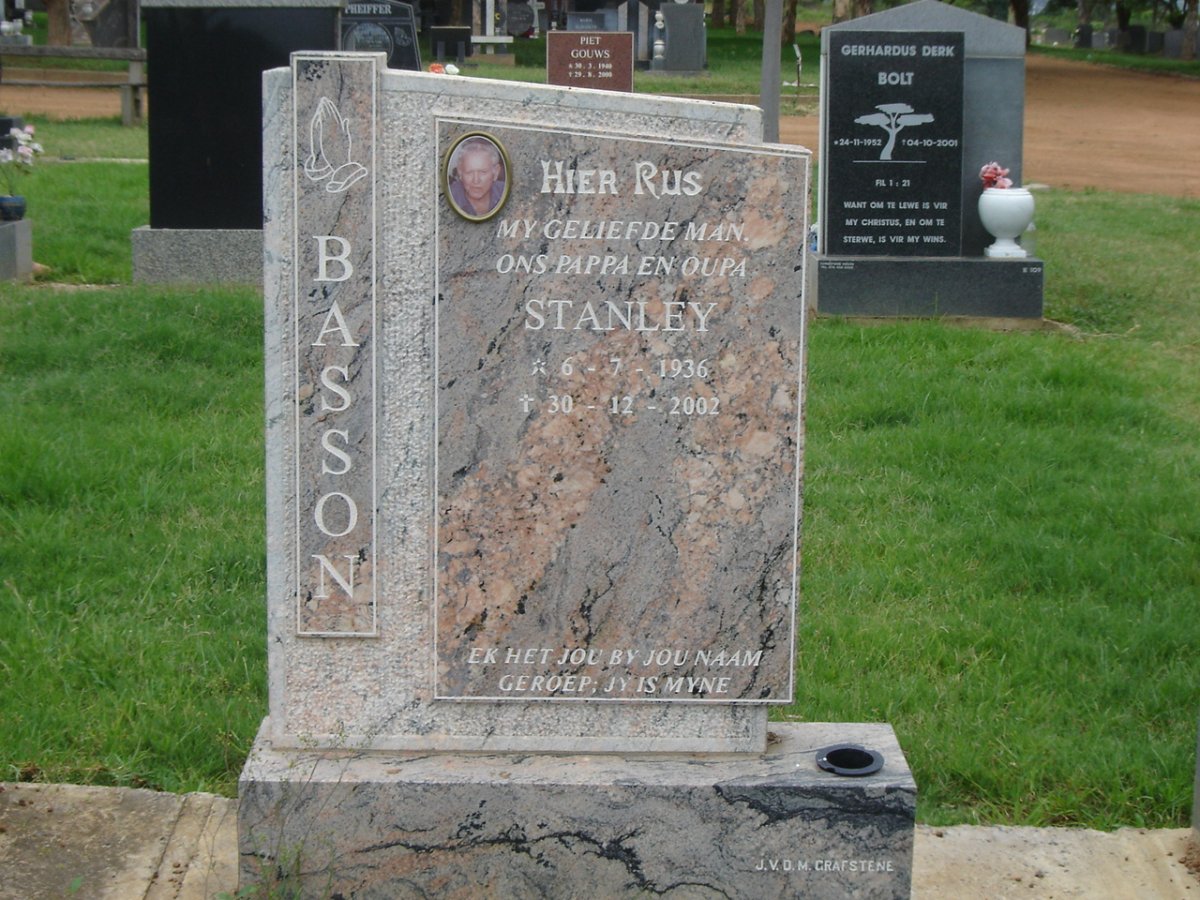 BASSON Stanley 1936-2002