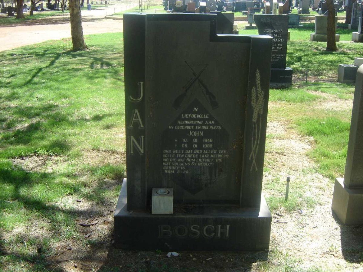 BOSCH John 1946-1988