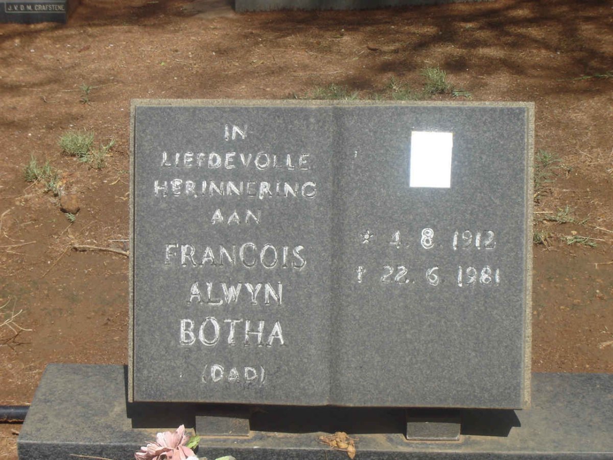BOTHA Francois Alwyn 1912-1981