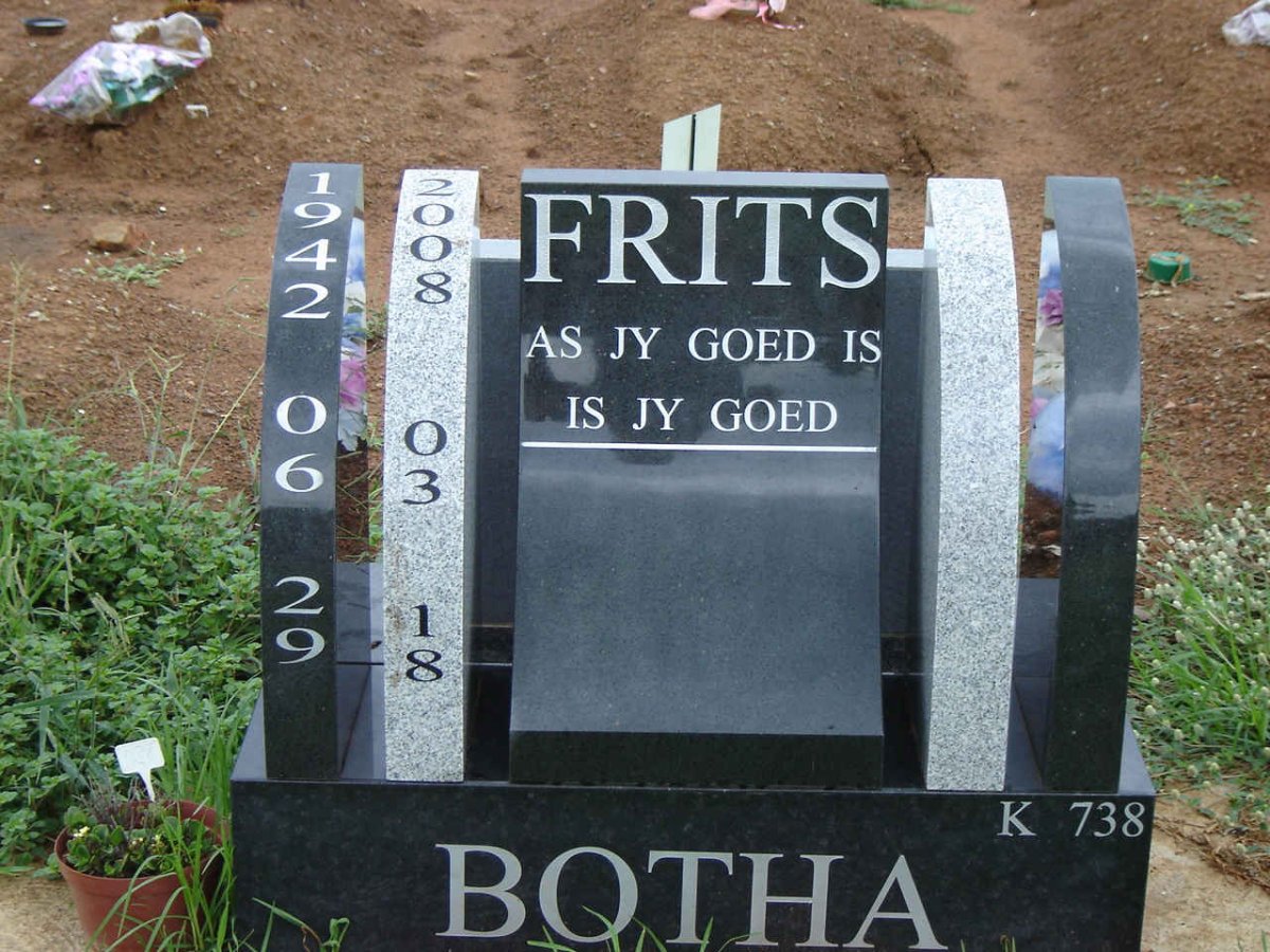 BOTHA Frits 1942-2008