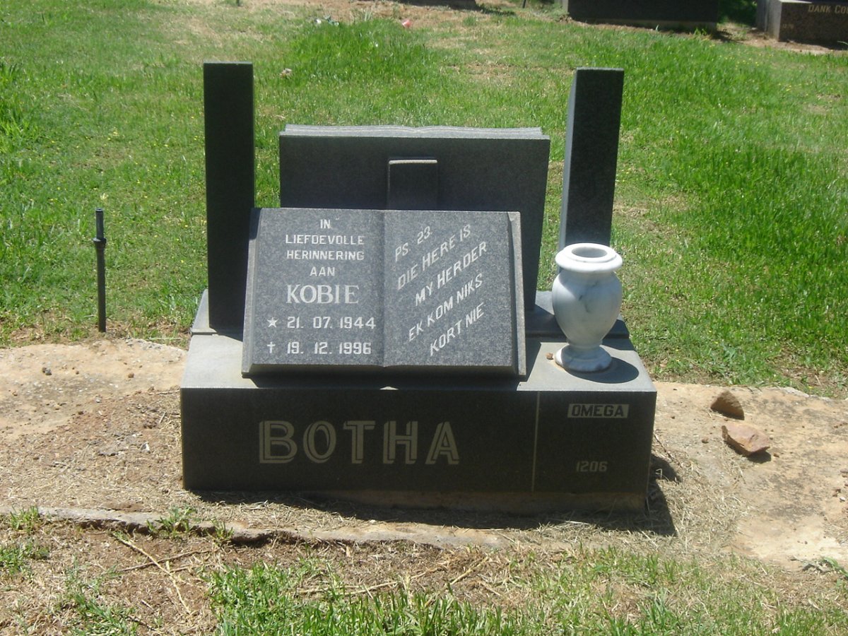 BOTHA Kobie 1944-1996