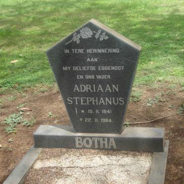 BOTHA Adriaan Stephanus 1941-1984