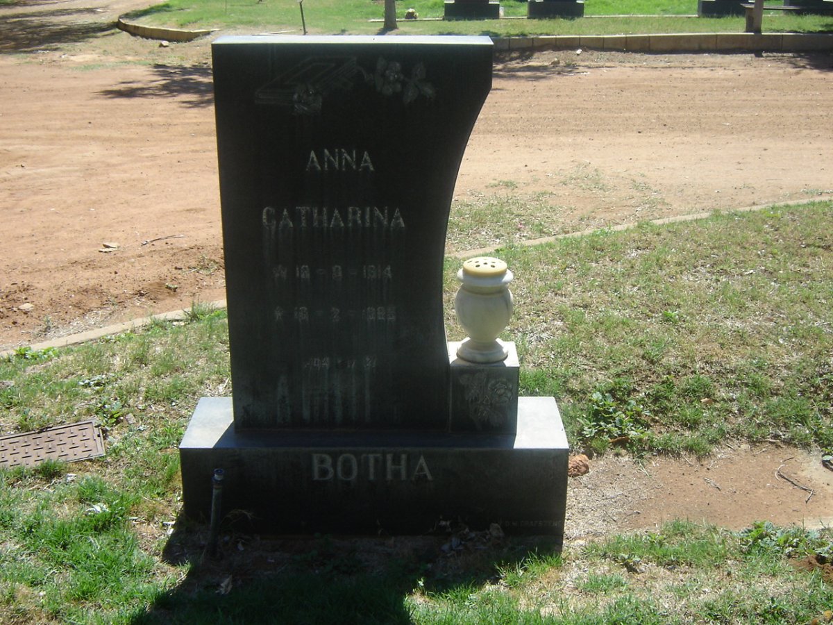 BOTHA Anna Catharina 1914-198?