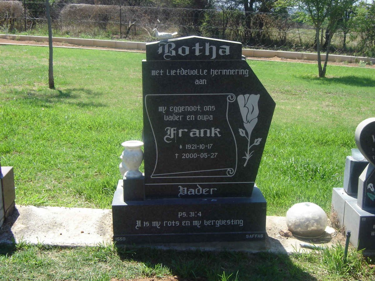 BOTHA Frank 1921-2000