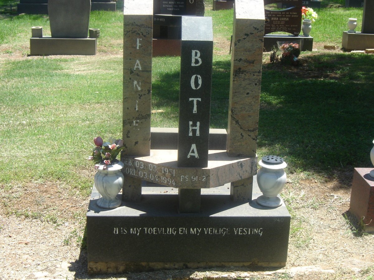 BOTHA Fanie 1951-1994