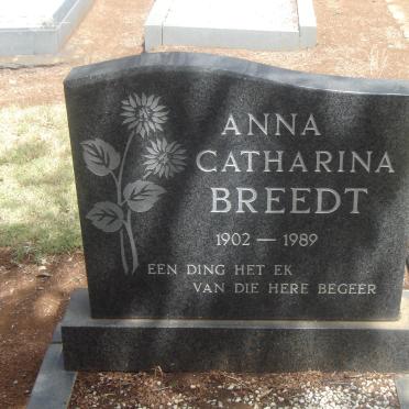 BREEDT Anna Catharina 1902-1989
