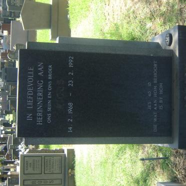 BREEDT Ricus 1968-1992
