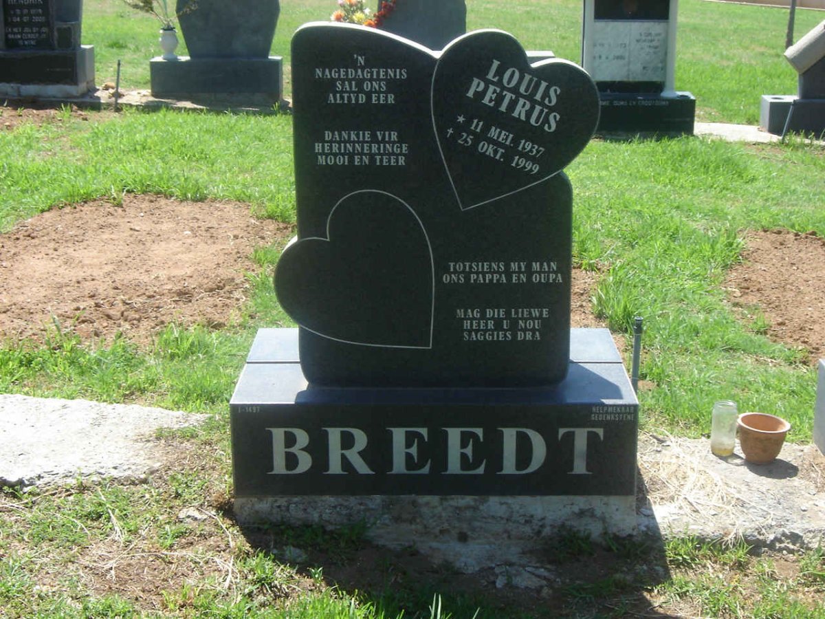 BREEDT Louis Petrus 1937-1999