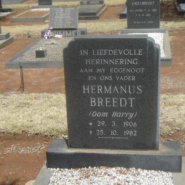 BREEDT Hermanus 1906-1982