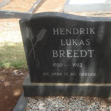 BREEDT Hendrik Lukas 1900-1982