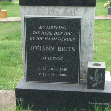 BRITS Johann 1940-2002