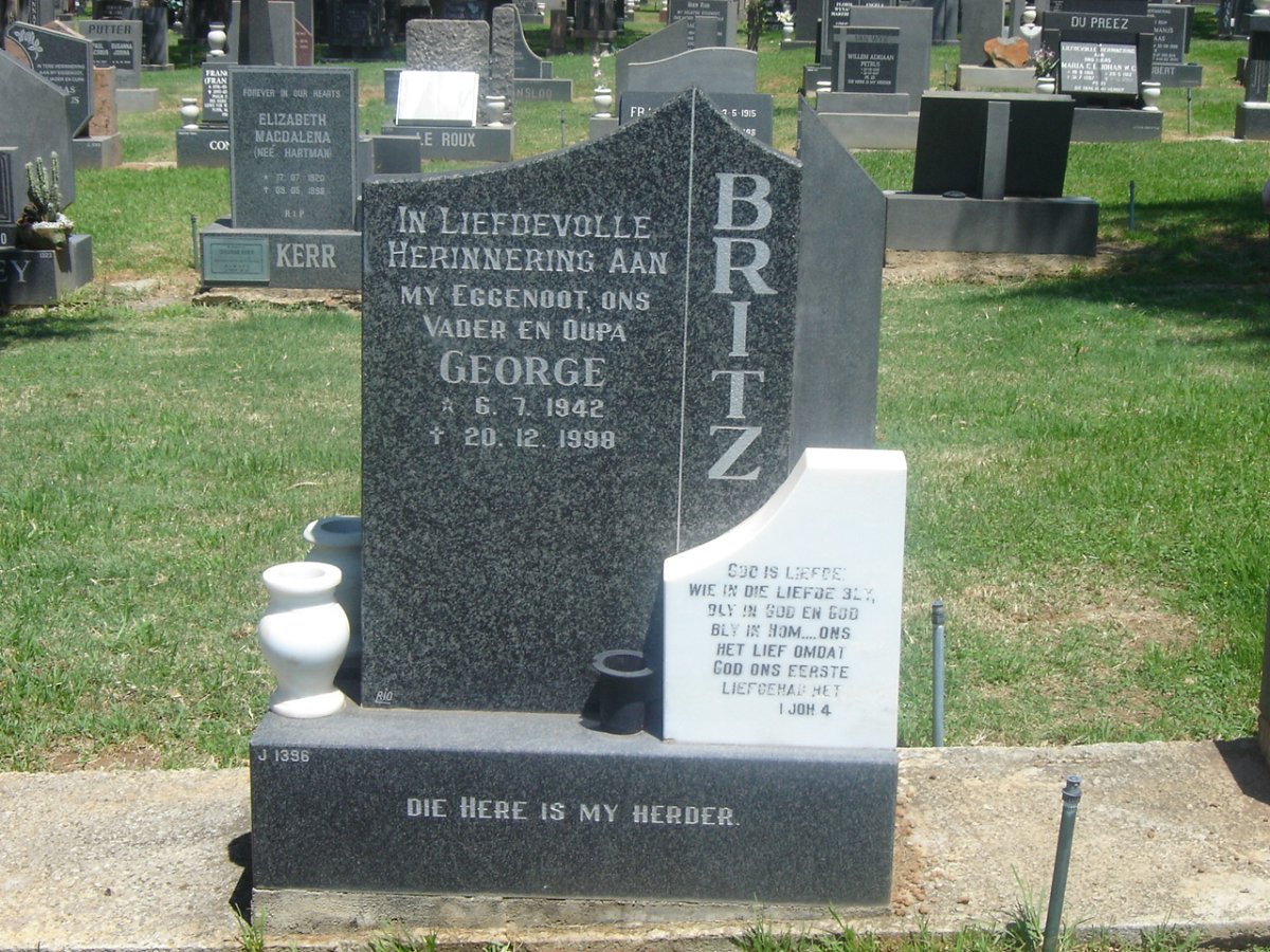 BRITZ George 1942-1998
