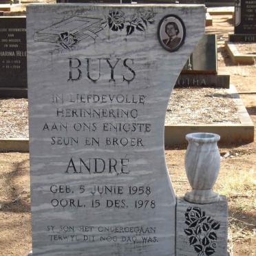 BUYS Andre 1958-1978