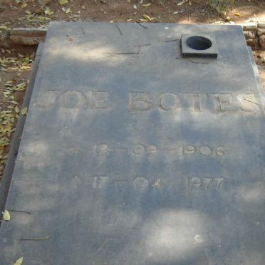 BOTES Joe 1906-1977