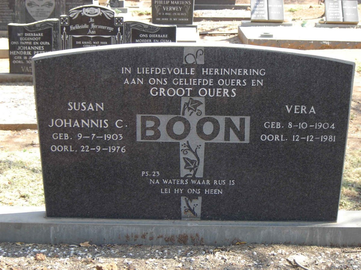BOON Susan Johannis C